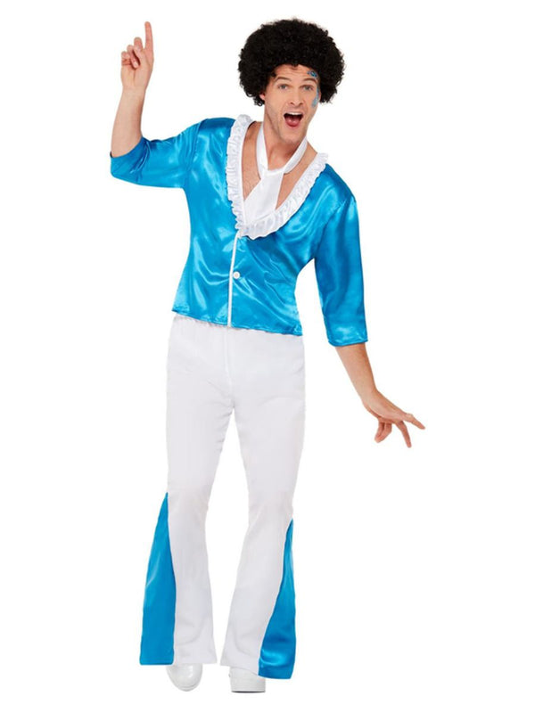 70s Super Glam Costume, Blue